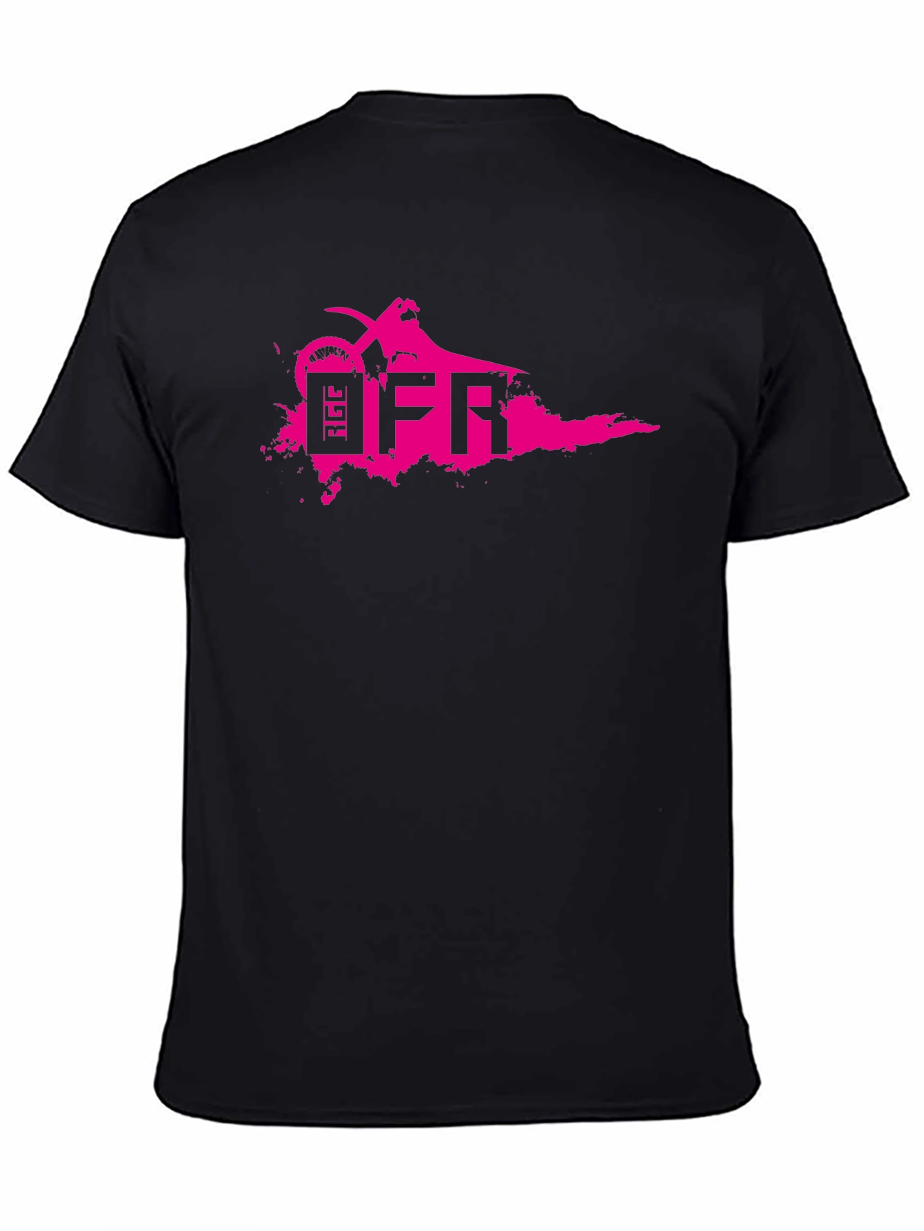 Black Black OFR Dirt Bike T-Shirt - Bold Graphic Tee view 4
