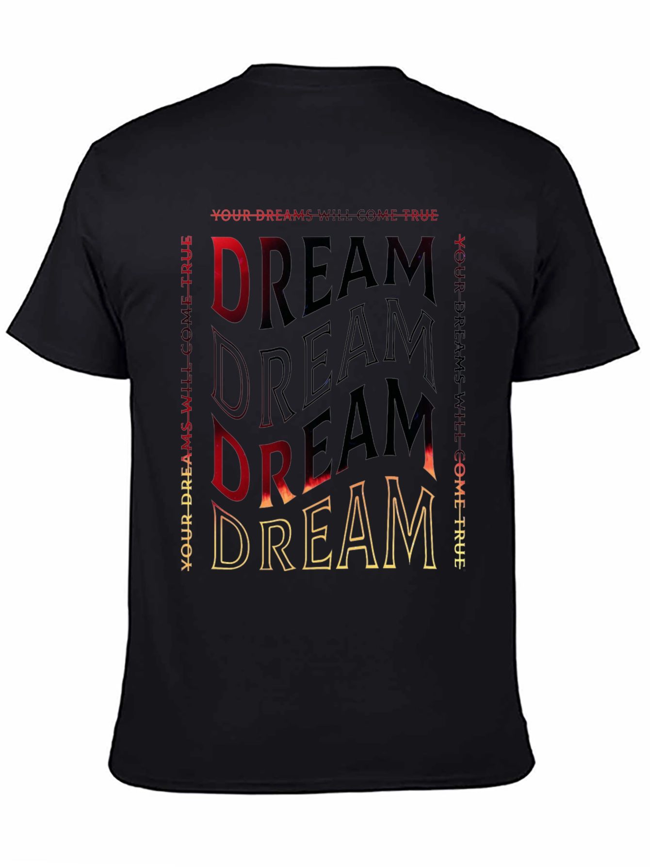 Black Dream Graphic T-Shirt - Black view 4