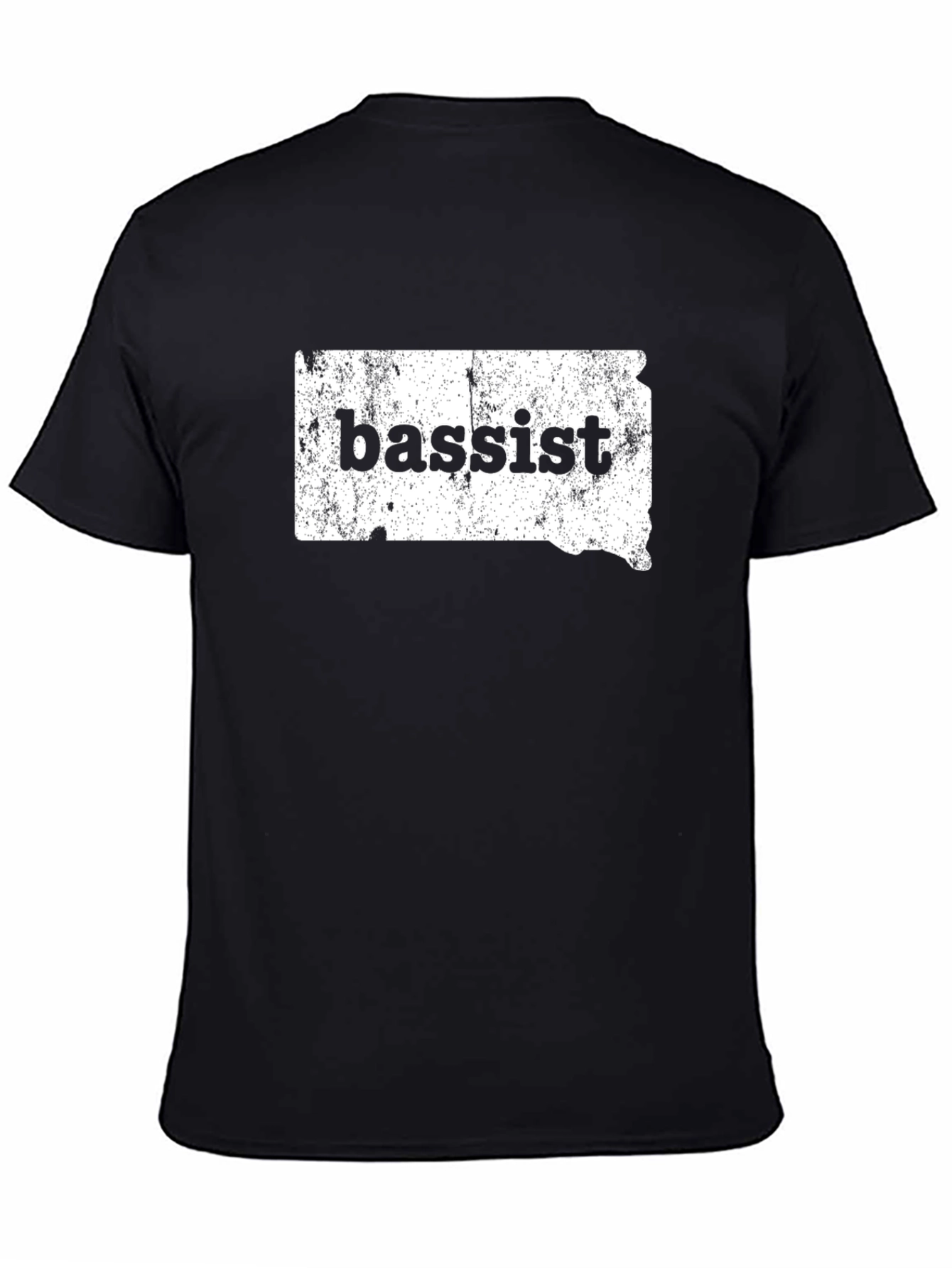 Black Bassist South Dakota State T-Shirt view 4