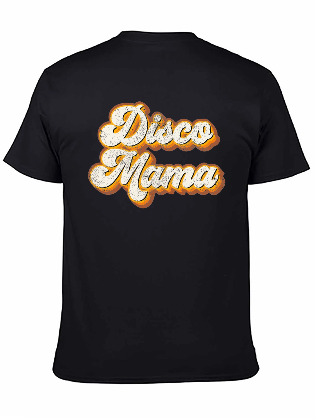 Black Disco Mama Retro T-Shirt view 4