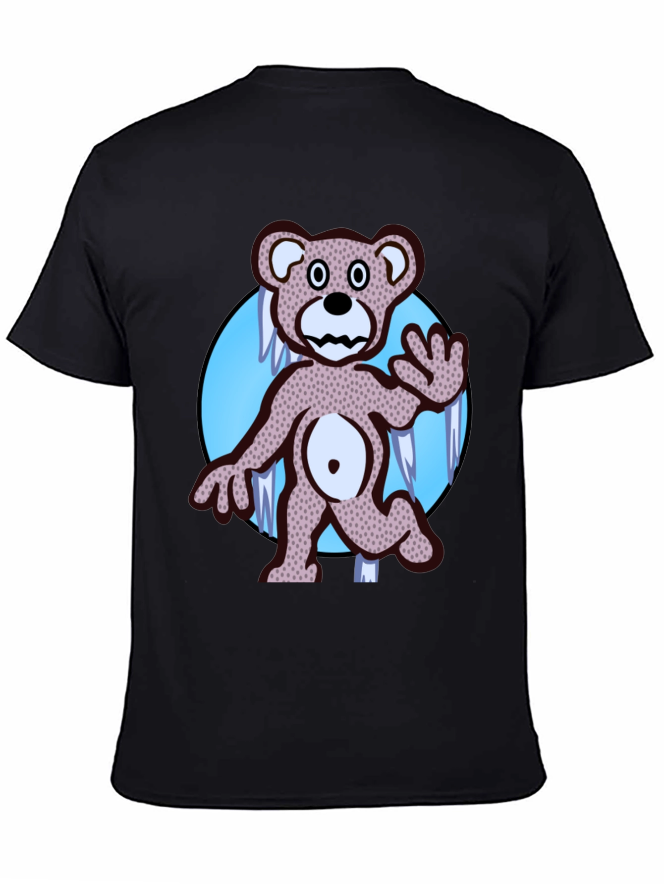 Black Dancing Bear Graphic Tee - Grateful Dead Inspired view 4