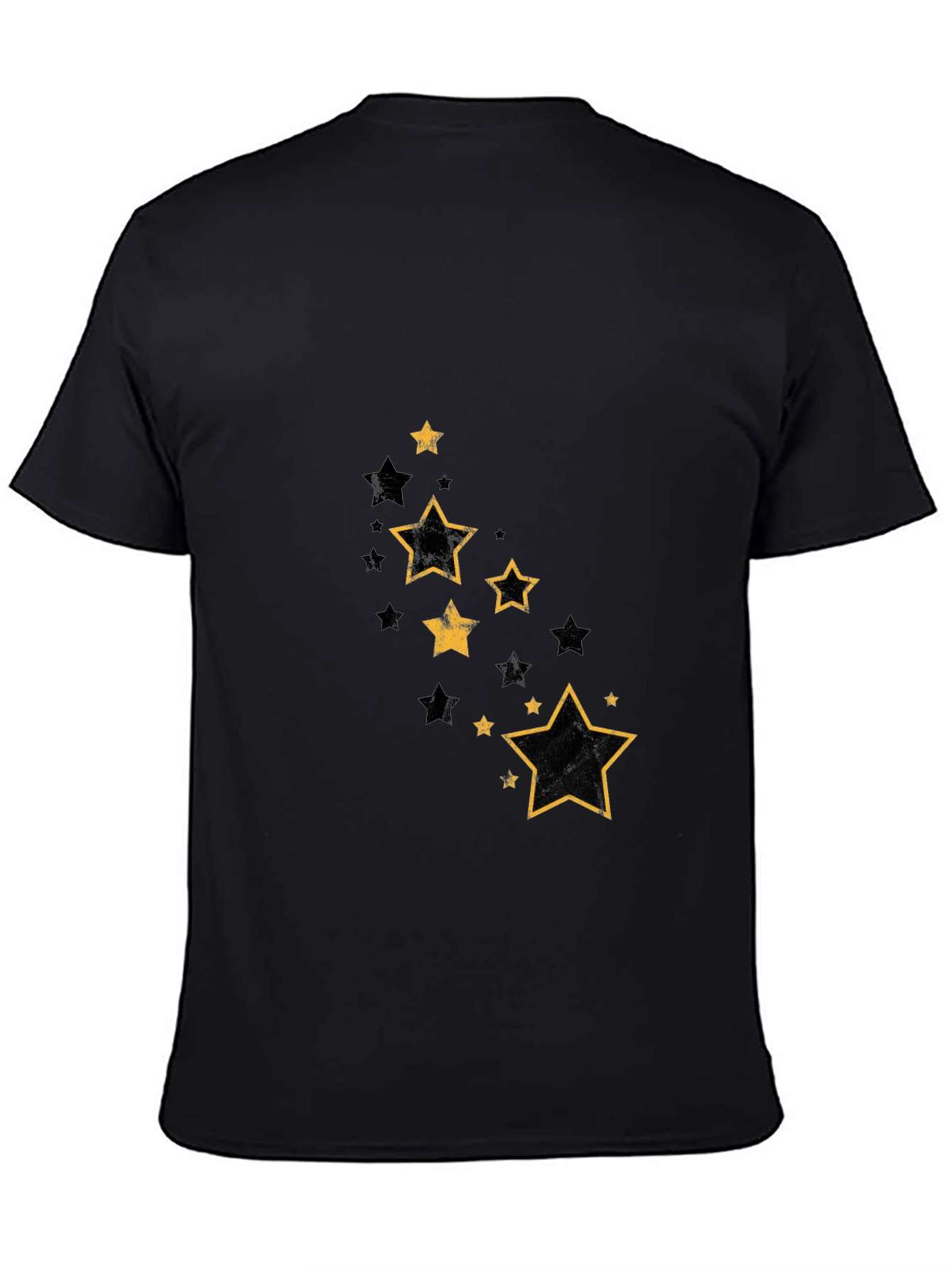 Black Star Graphic Black T-Shirt view 4