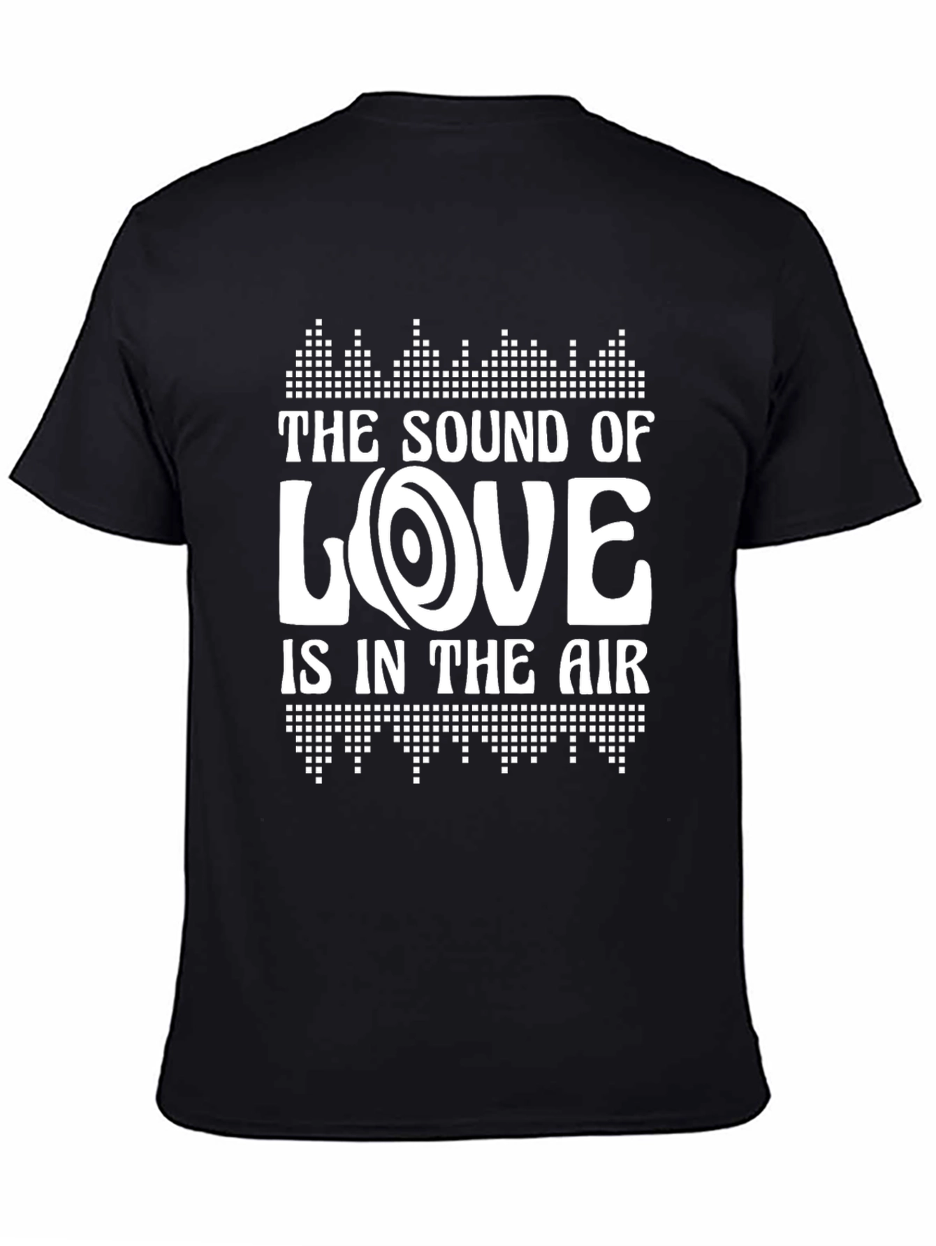 Black The Sound of Love Black Graphic Tee view 4