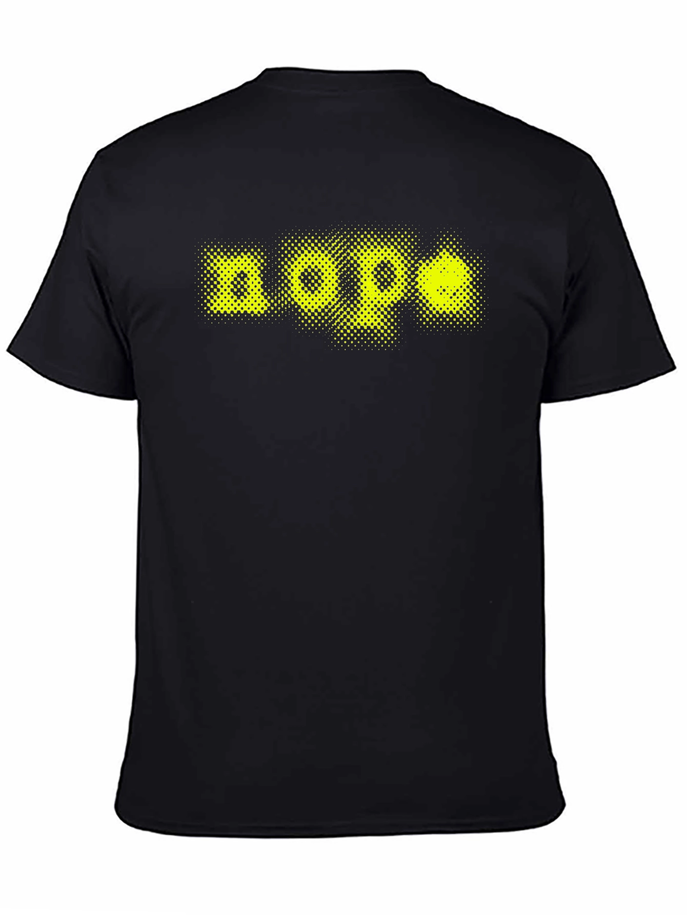 Black Nope Graphic Print T-Shirt - Casual Black Tee view 4