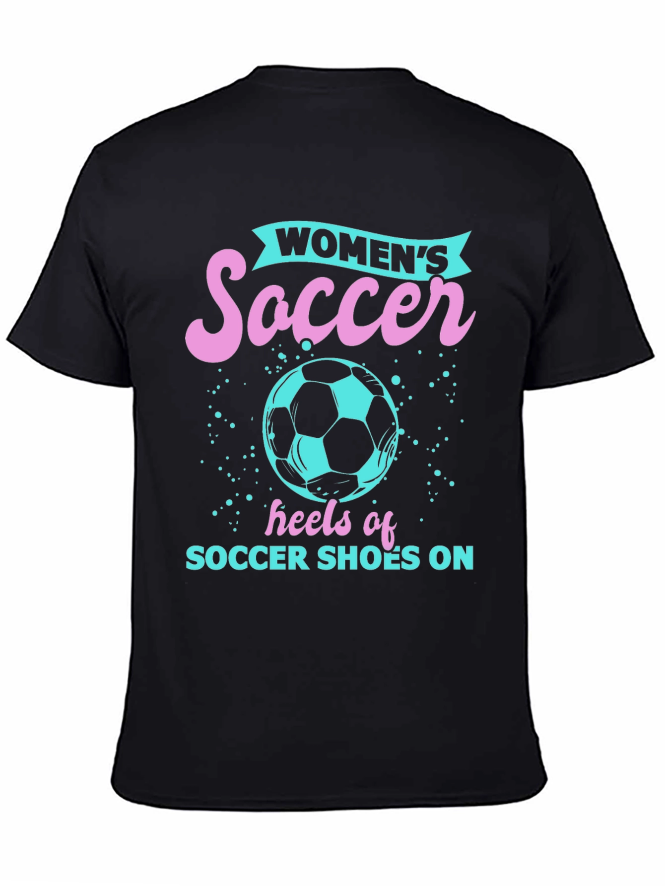 Women's Soccer Heels Graphic Tee - 4