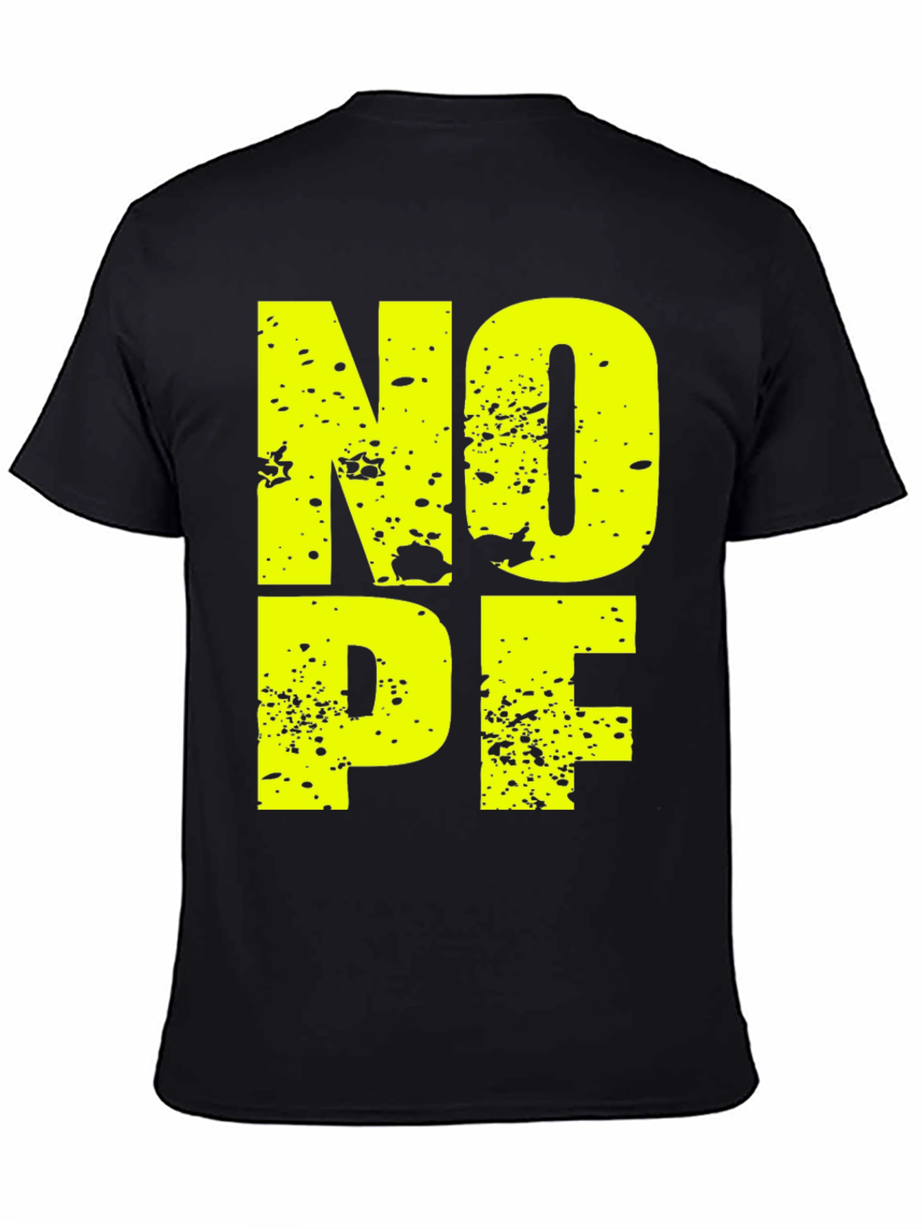 Black Nope T-Shirt - Funny Graphic Tee view 4