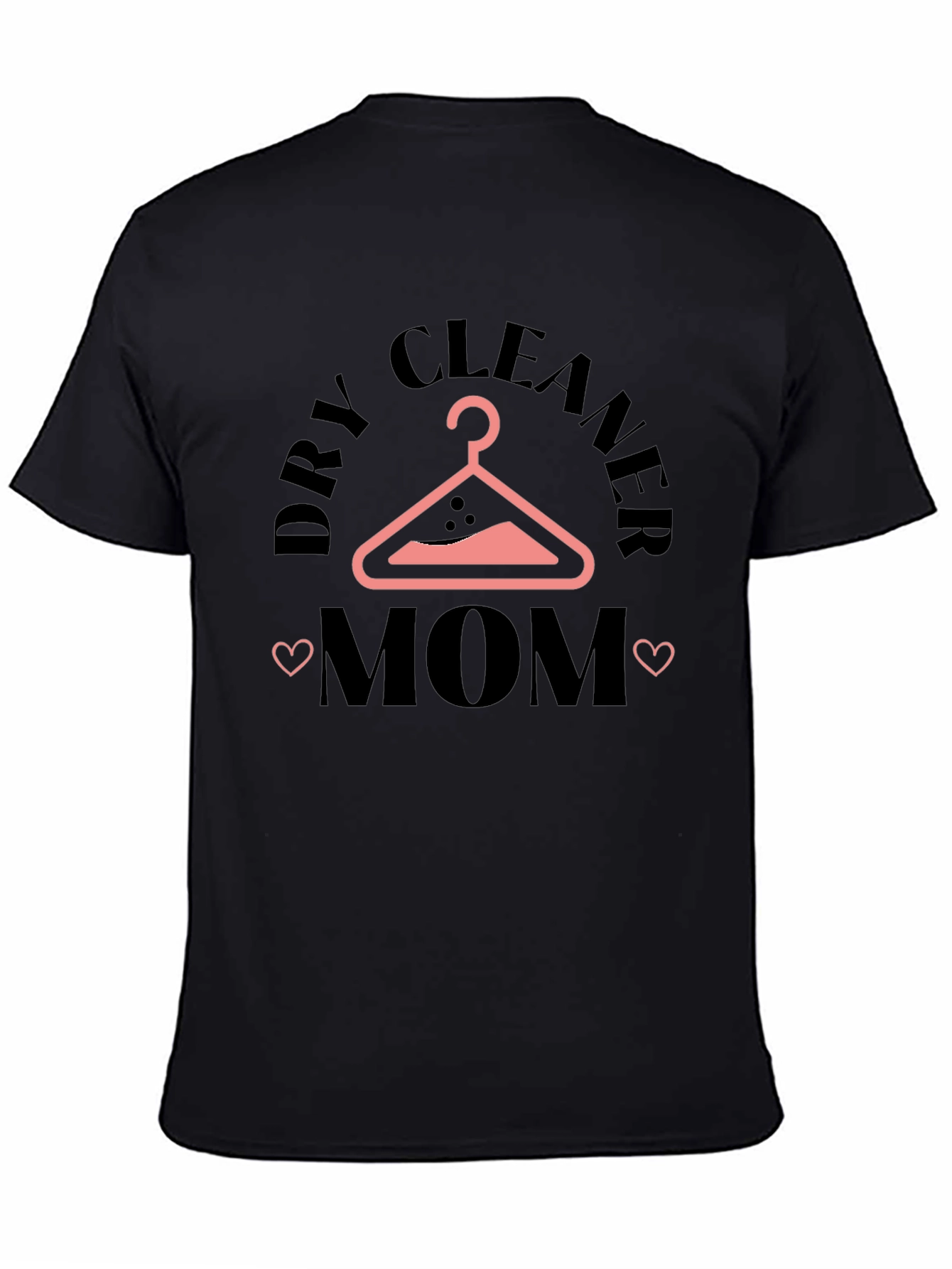 Black Dry Cleaner Mom T-Shirt - Stylish Graphic Tee view 4