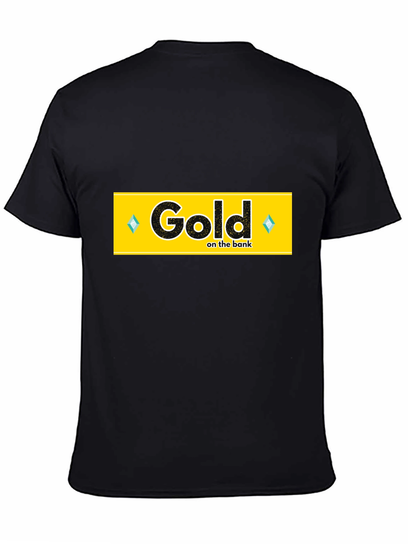 Black Gold on the Bank T-Shirt - Black view 4