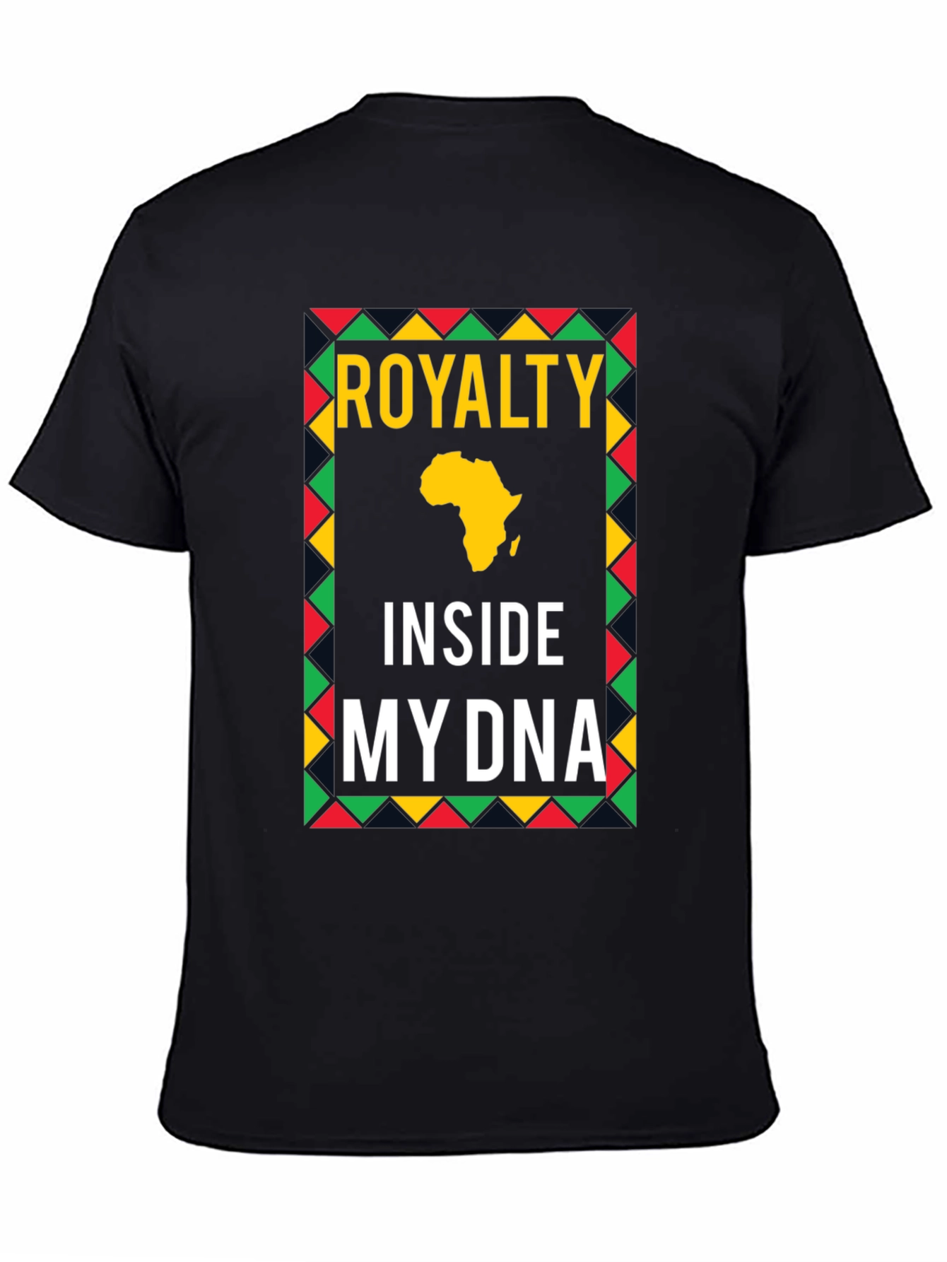 Black Royalty Inside My DNA Africa T-Shirt view 4