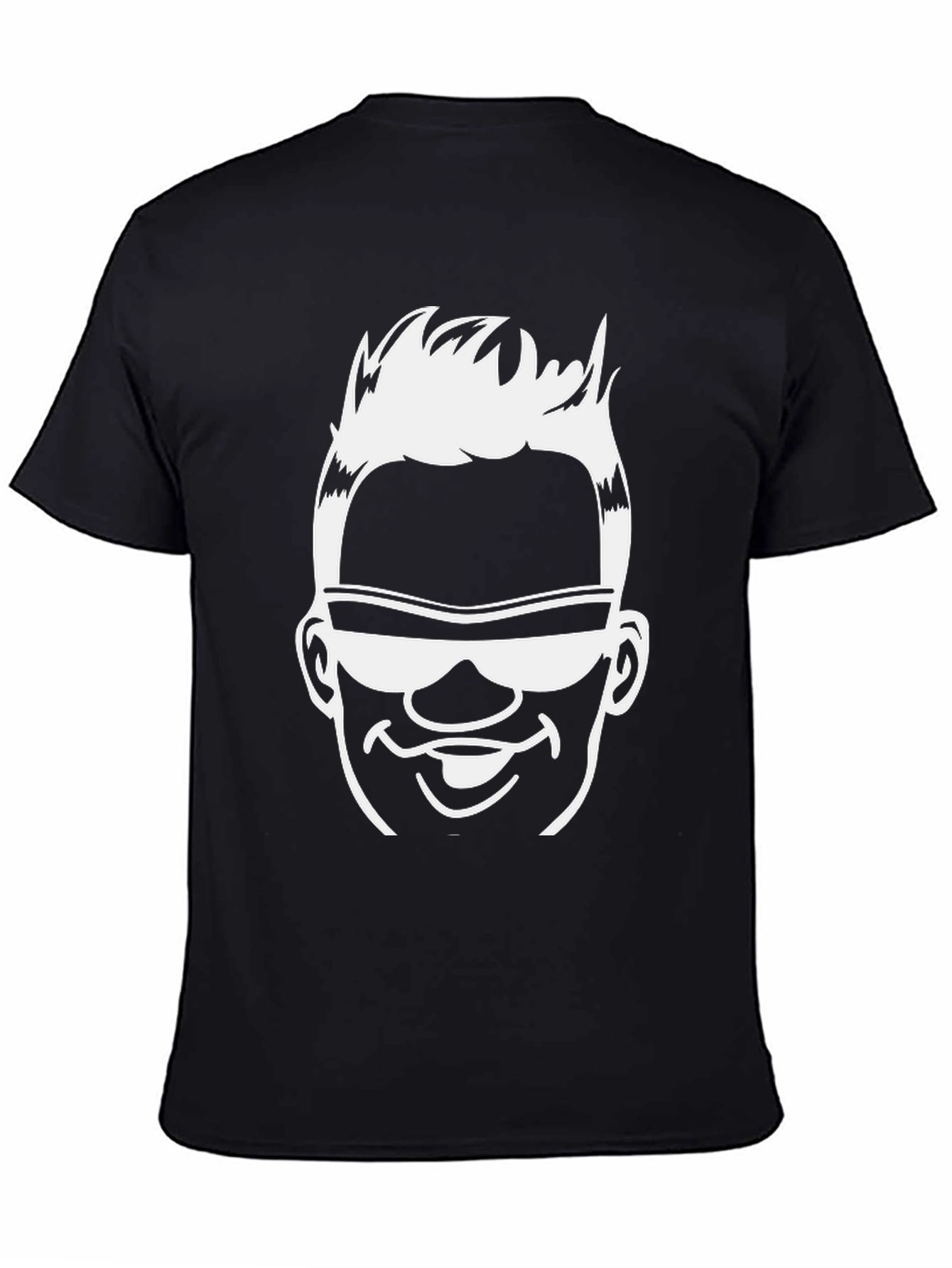 Black Cool Shades Graphic Tee - Black view 4