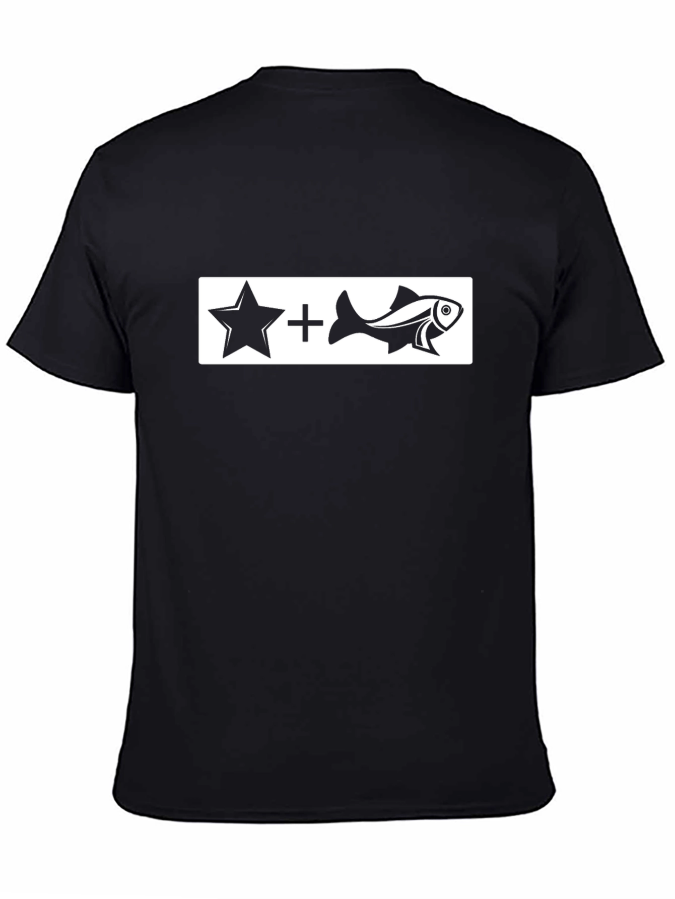 Black Starfish Graphic Tee - Black Casual Shirt view 4