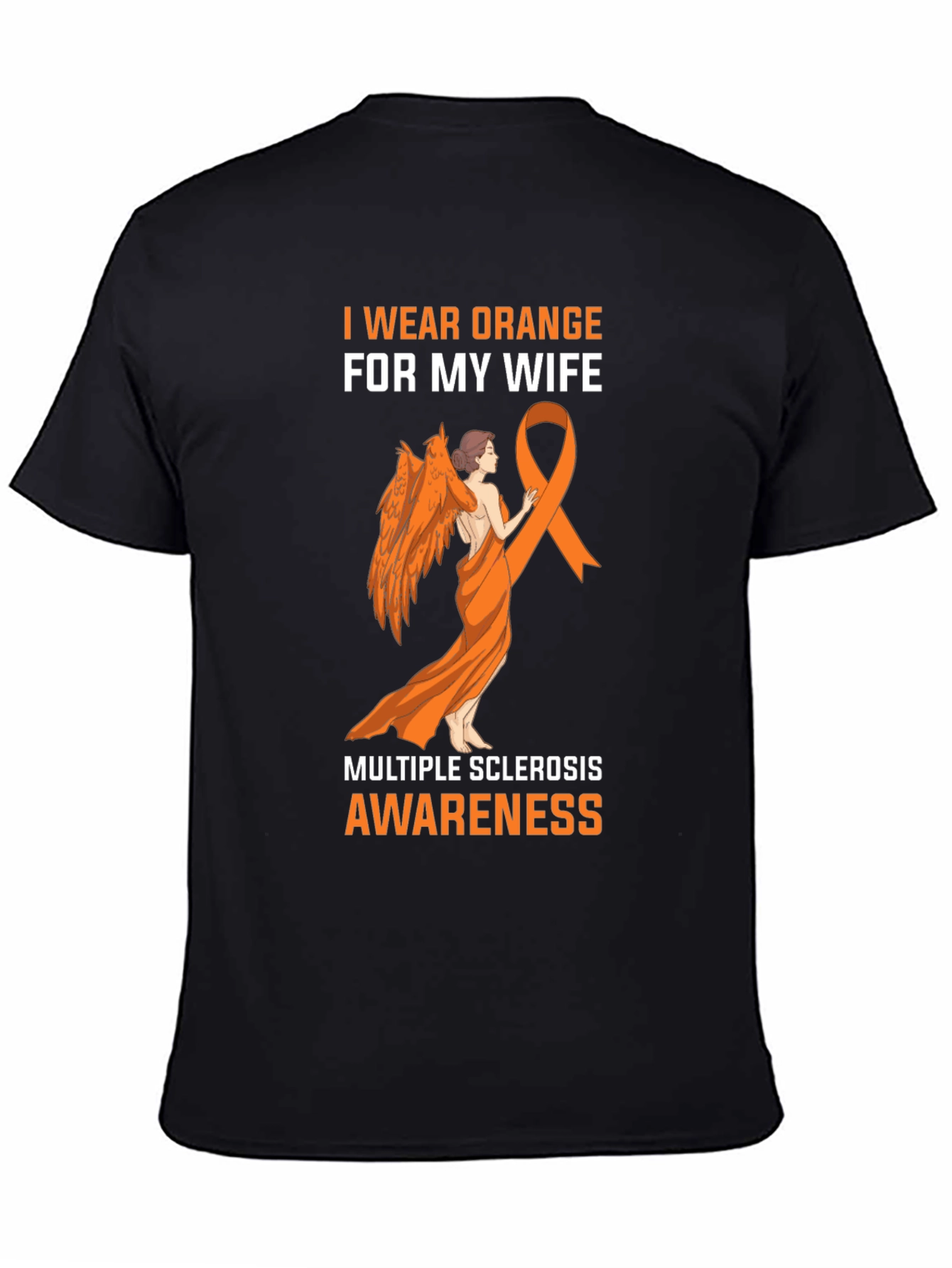 I Wear Orange for My Wife Awareness T-Shirt - 4