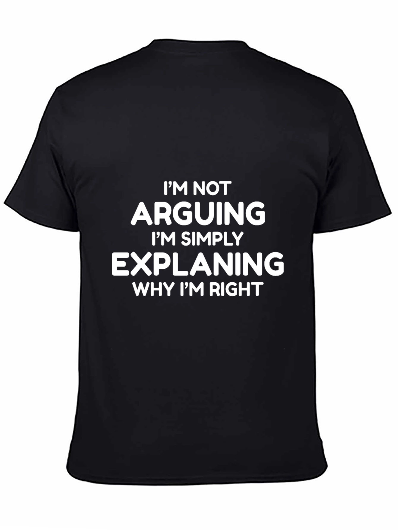 Black Arguing? Explaining T-Shirt - Funny Sarcastic Tee view 4