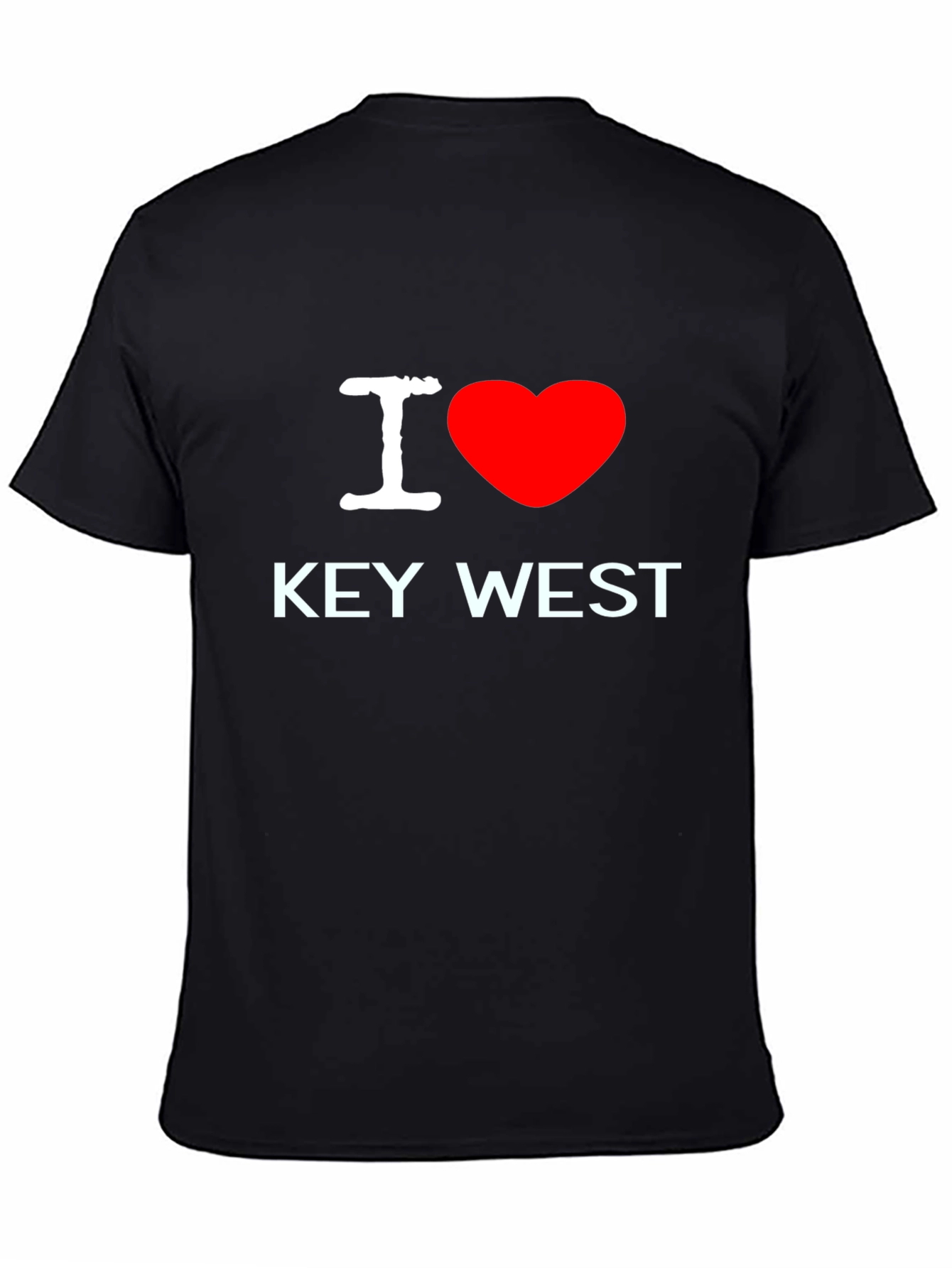 Black I Love Key West Black T-Shirt view 4