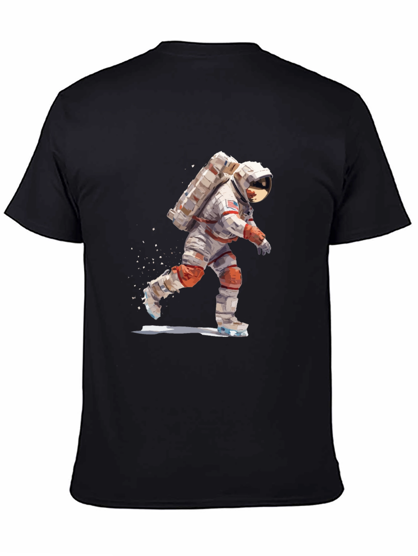 Black Astronaut Graphic Tee - Explore in Style view 4