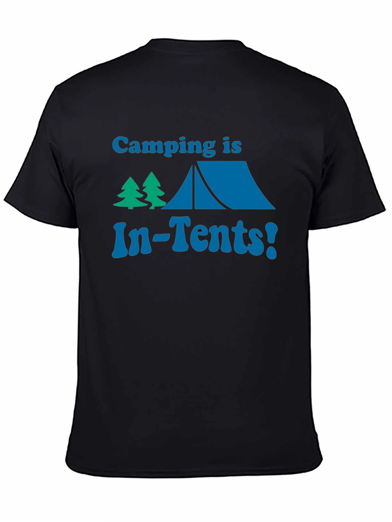 Black Camping is In-Tents! T-Shirt view 4