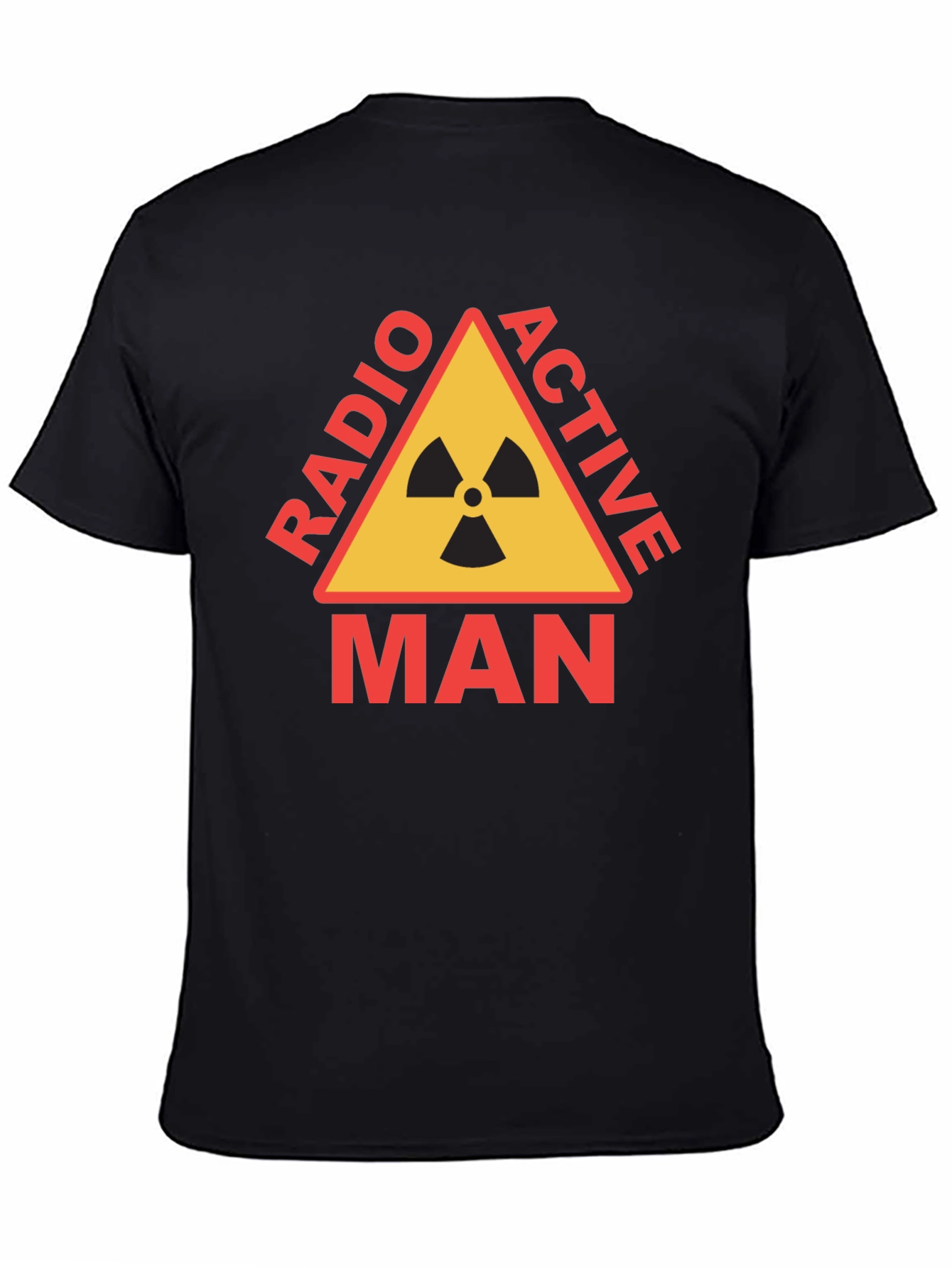 Black Radioactive Man T-Shirt - Nuclear Symbol Tee view 4