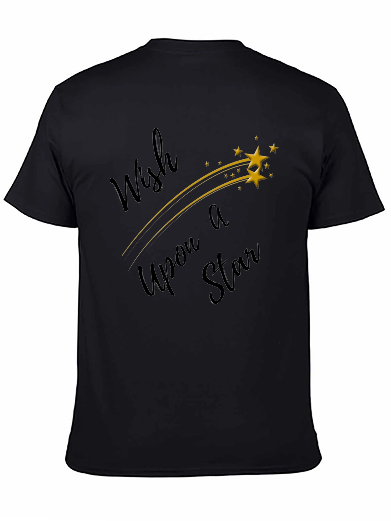 Black Wish Upon a Star Graphic Tee view 4