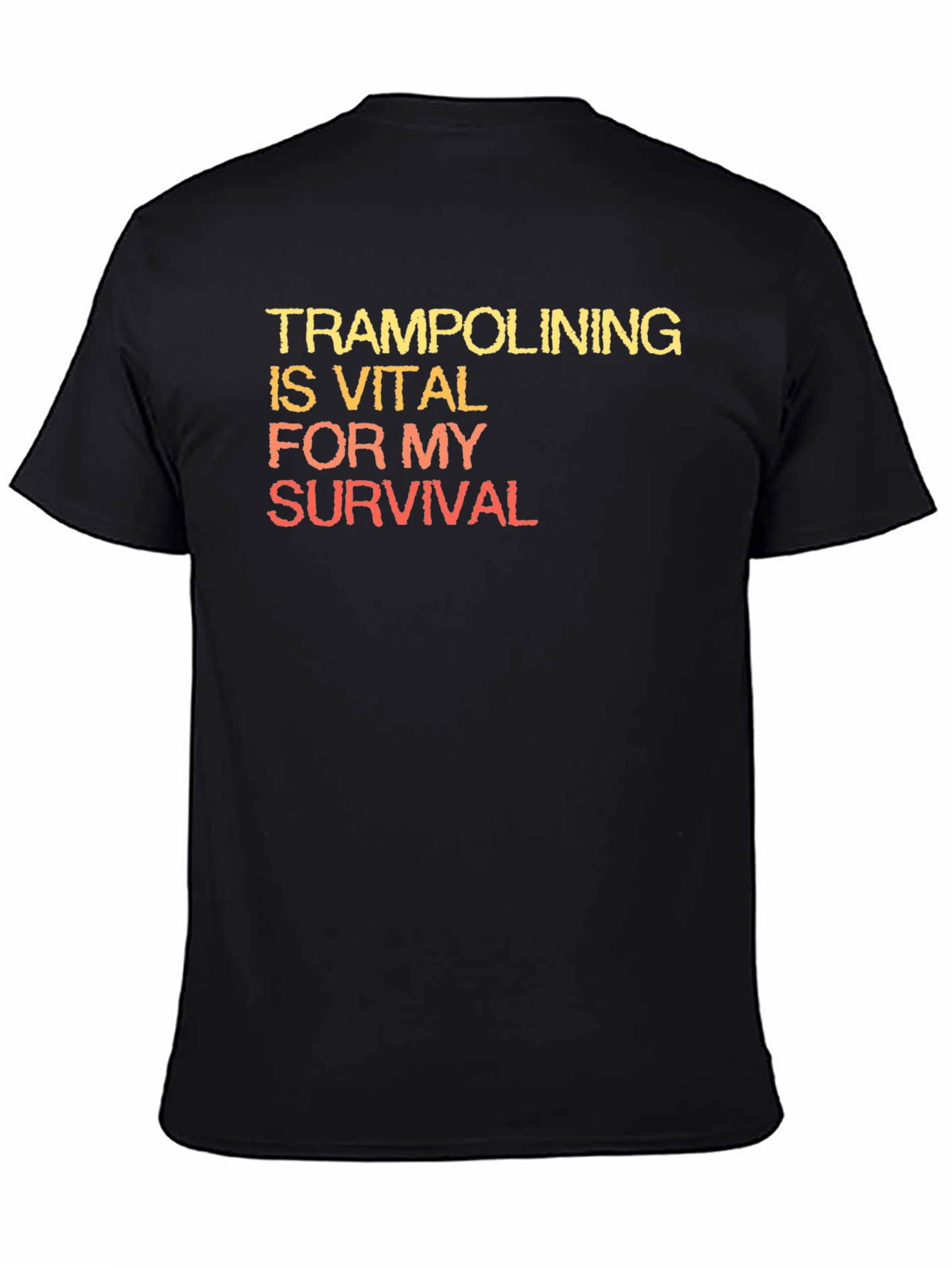 Black Trampolining Survival Tee view 4