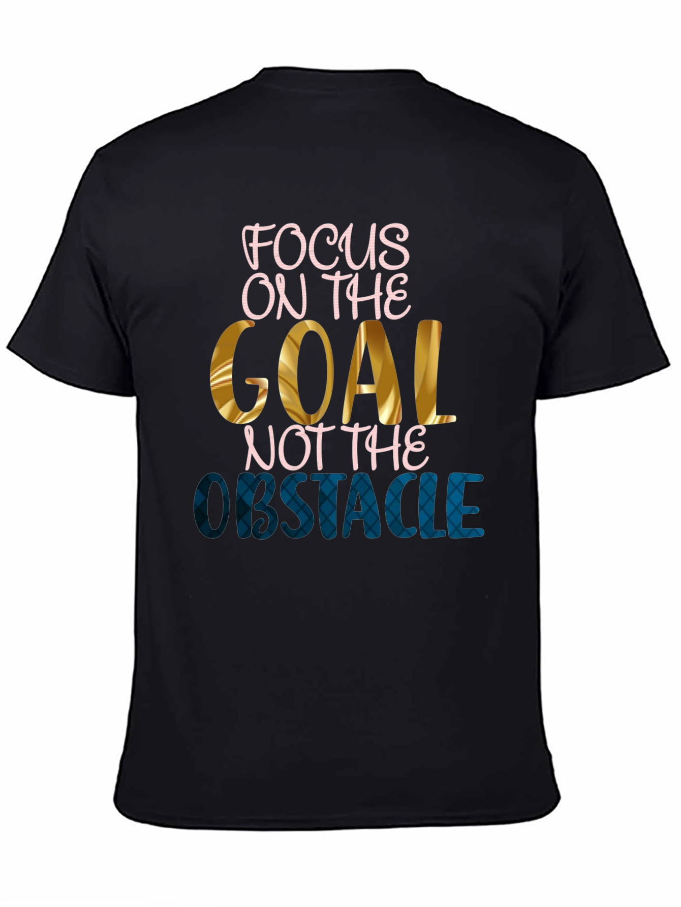 Black Focus on the Goal T-Shirt view 4