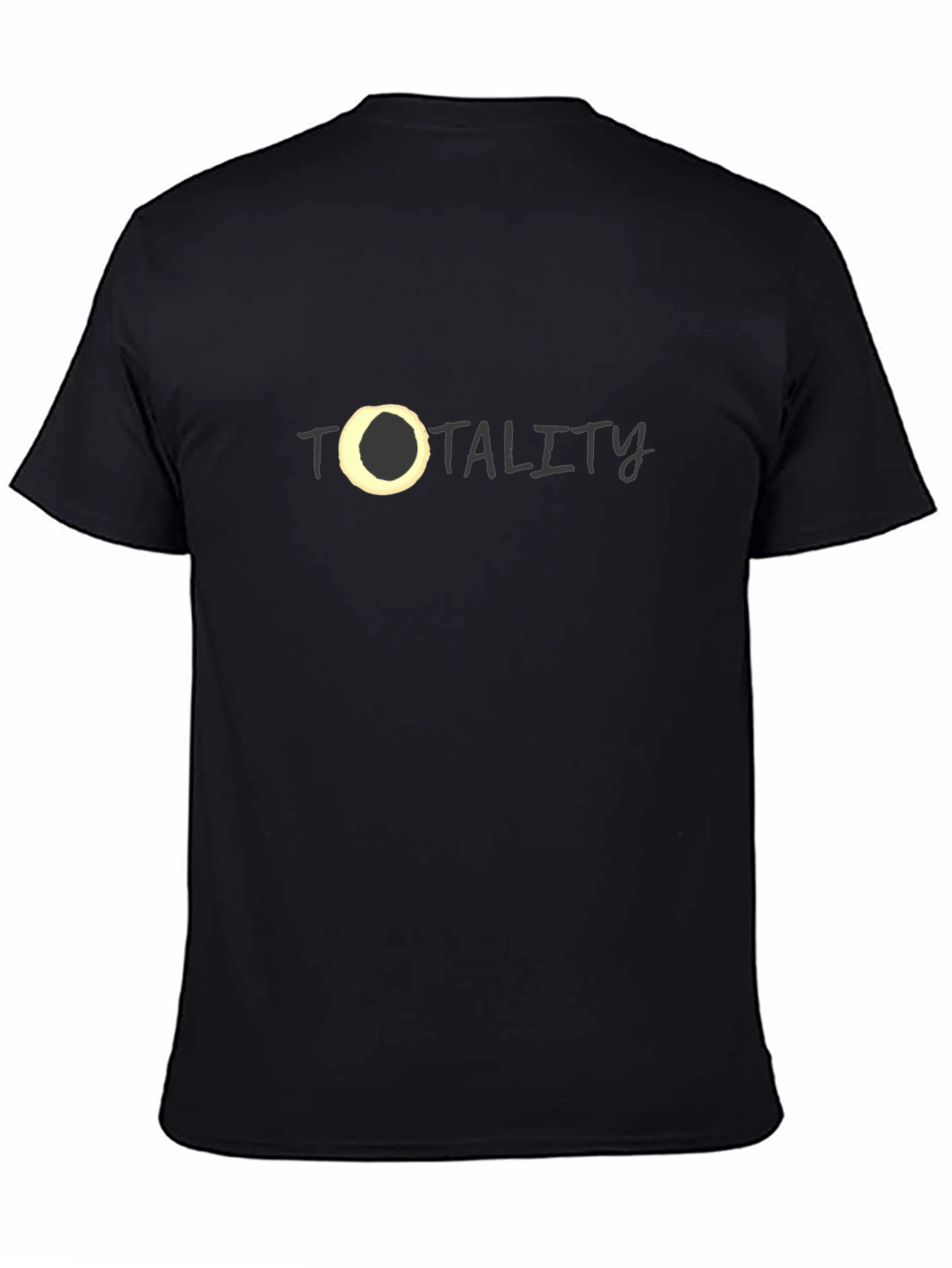 Black Totality Eclipse Graphic T-Shirt - Soft Cotton Blend view 4