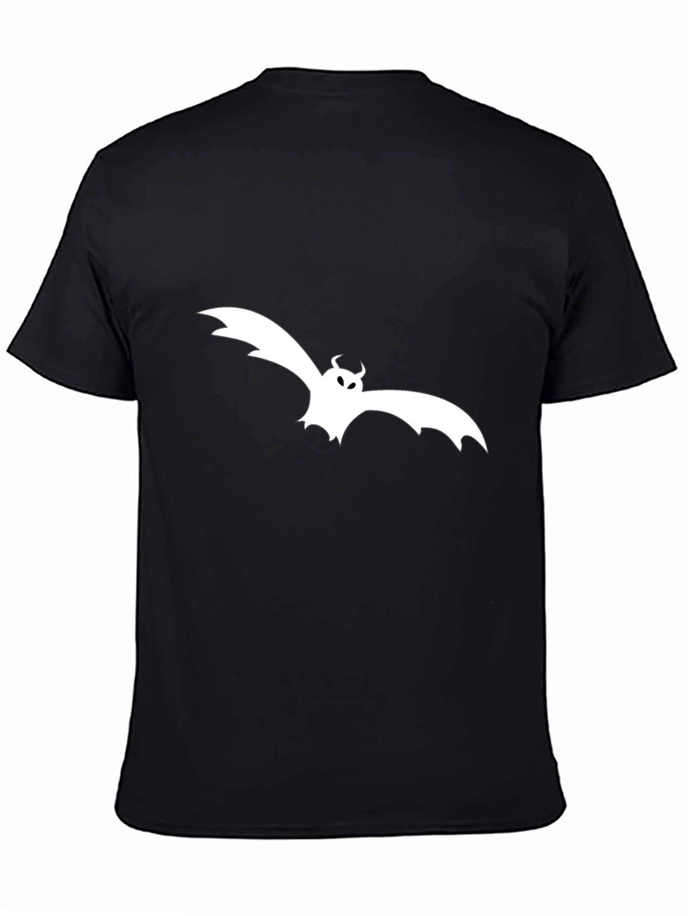 Black Bat Graphic Black T-Shirt - Stylish Halloween Tee view 4