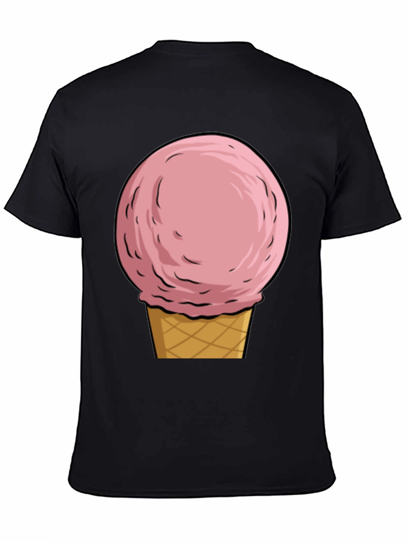 Black Ice Cream Graphic Tee - Summer Fun view 4