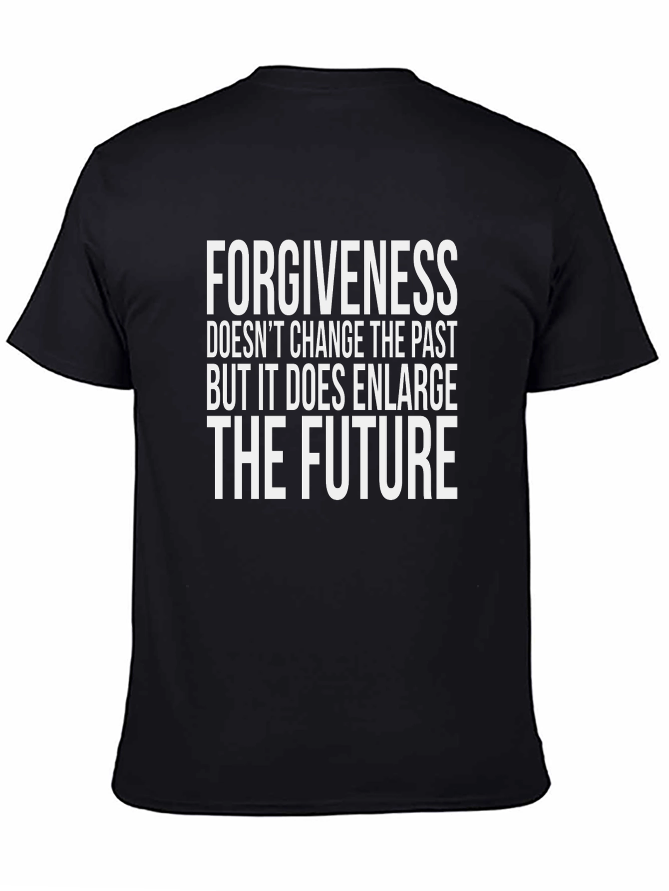 Black Forgiveness Graphic T-Shirt - Future is Bright view 4