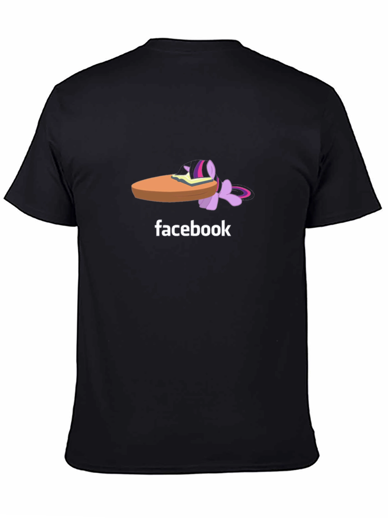 Black Facebook Mouse Trap Graphic Tee view 4