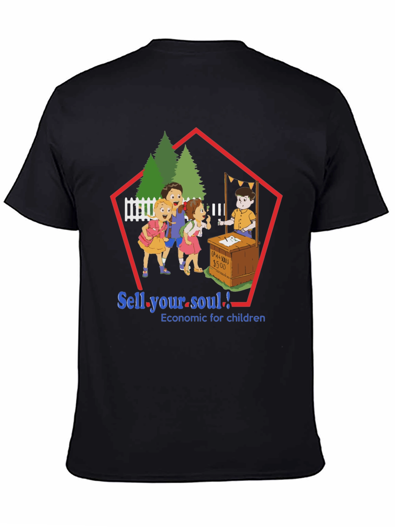 Black Sell Your Soul Graphic Tee view 4