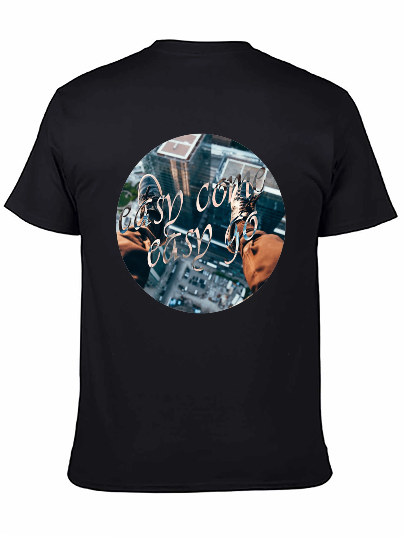 Black Easy Come Easy Go T-Shirt view 4