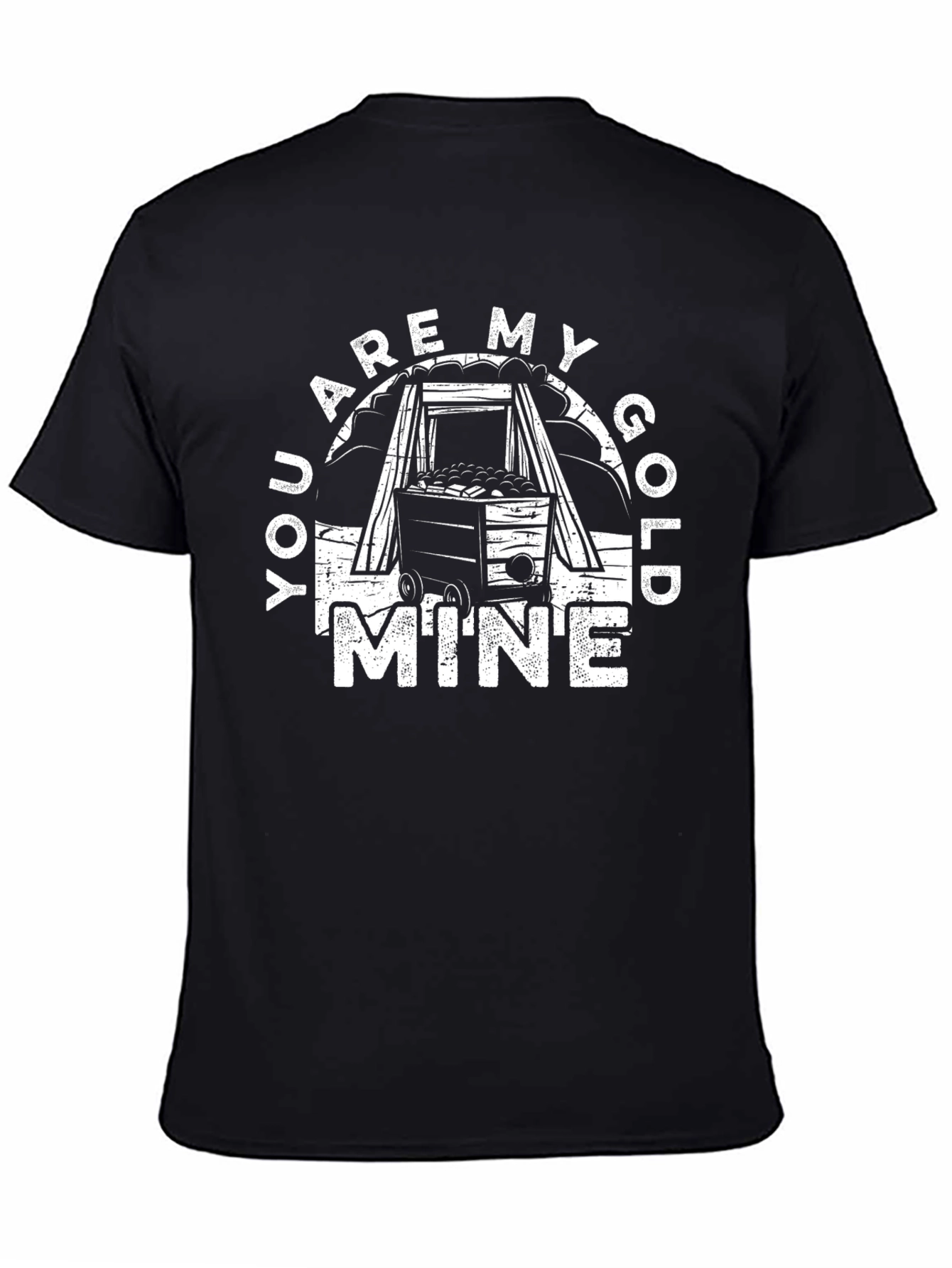 Black You Are My Gold Mine Graphic Tee view 4