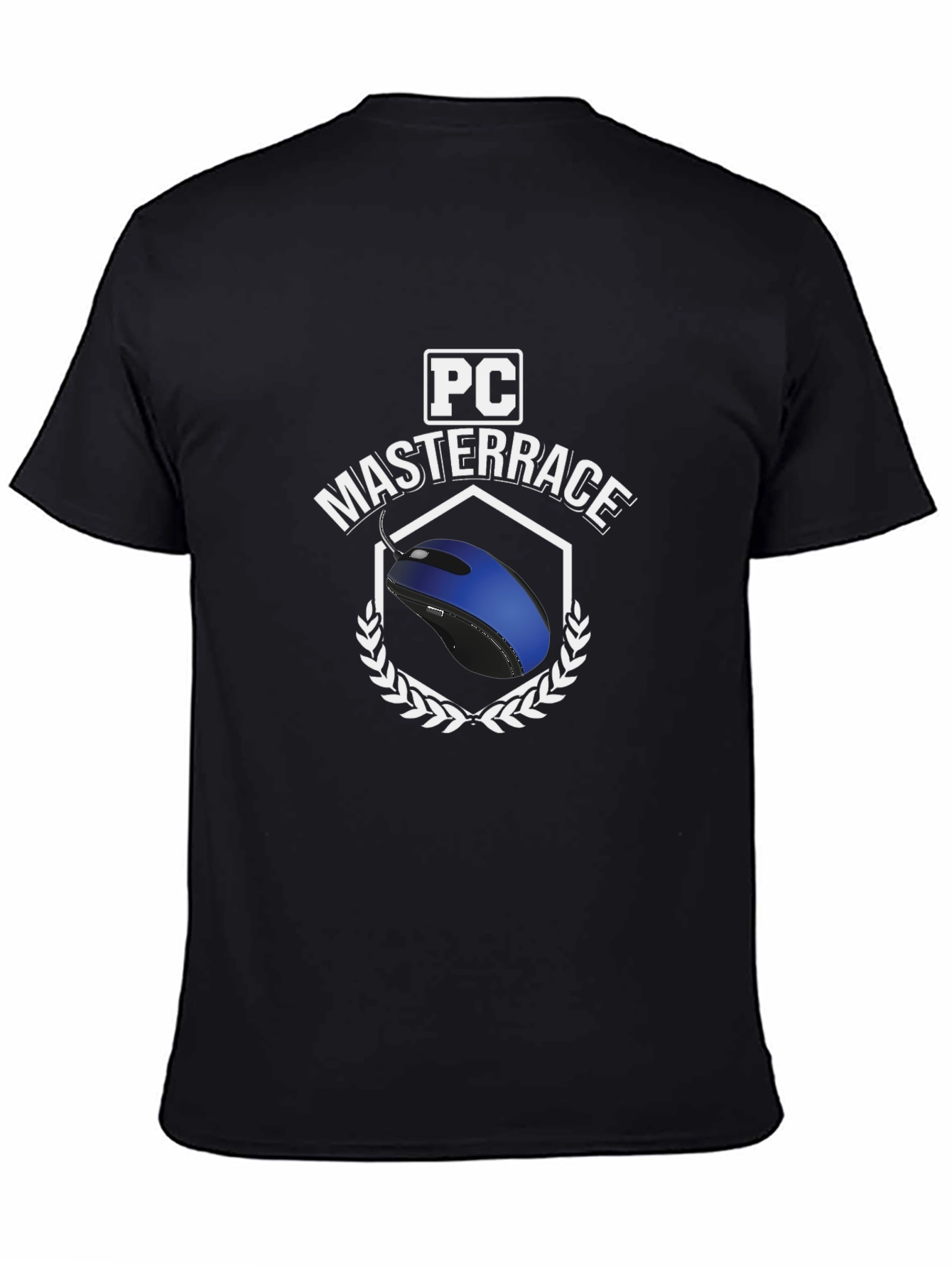 Black PC Master Race Gaming T-Shirt - Black view 4