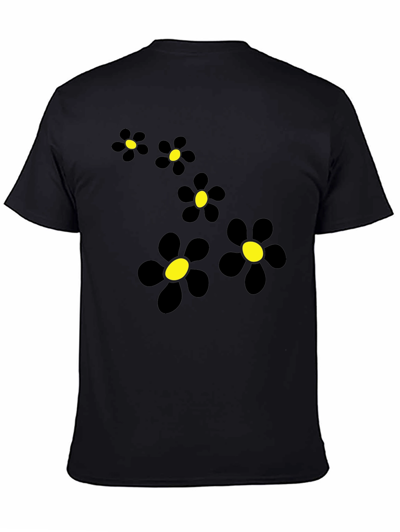 Black Black Daisy Chain Graphic Tee view 4