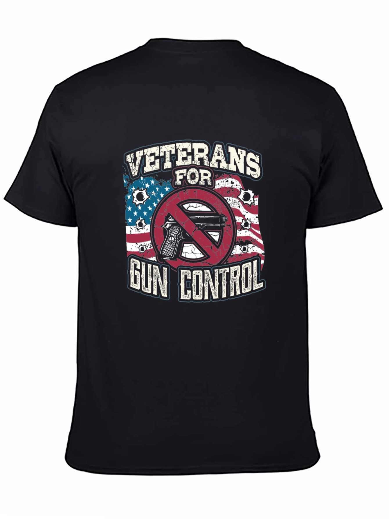 Black Veterans for Gun Control T-Shirt view 4
