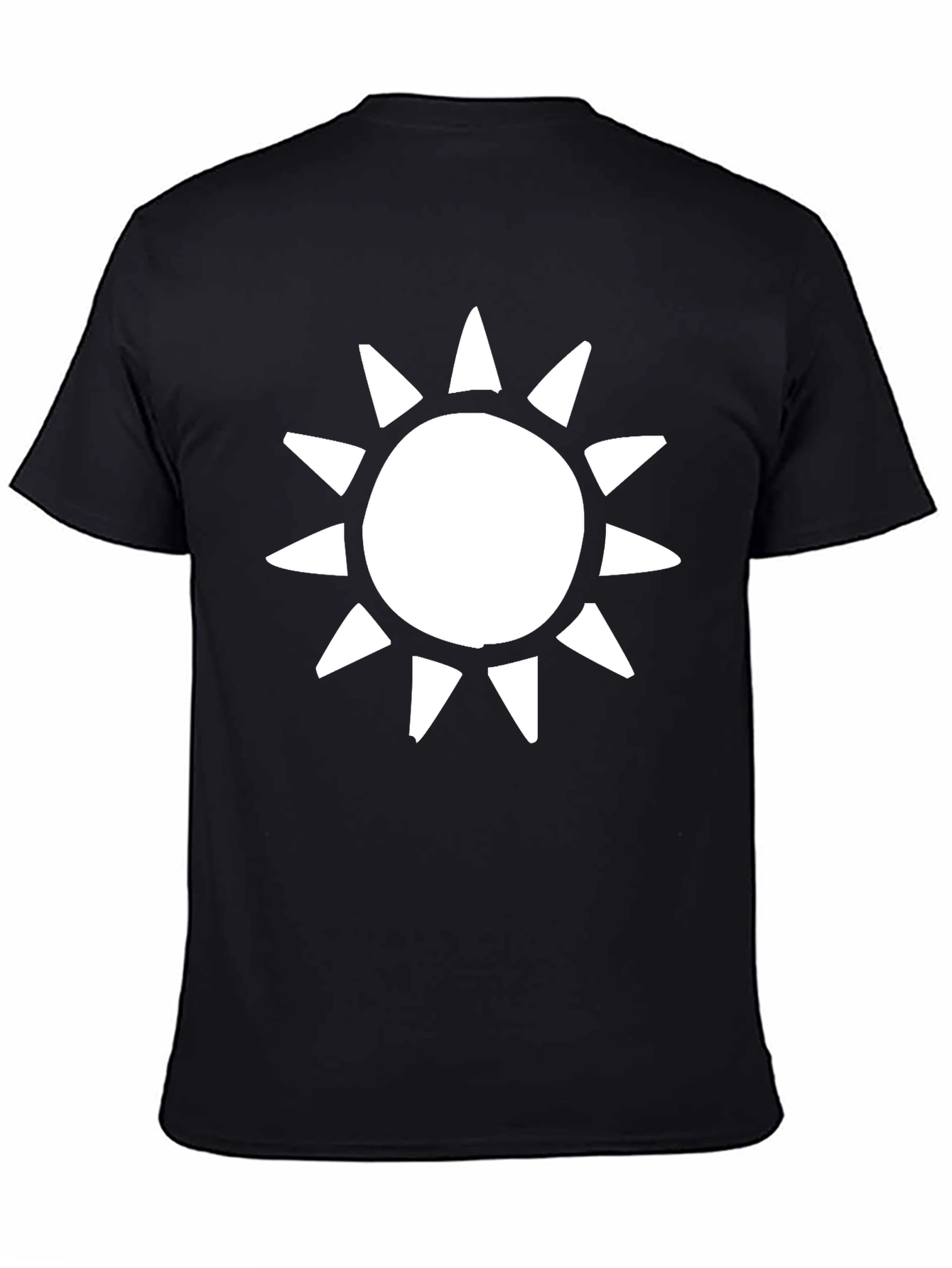 Black Sun Graphic Black T-Shirt view 4