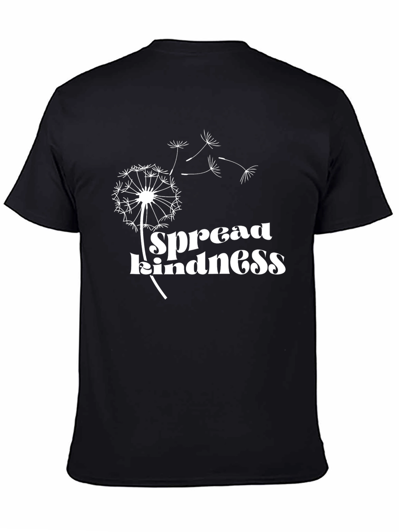 Black Spread Kindness Graphic Tee - Black view 4