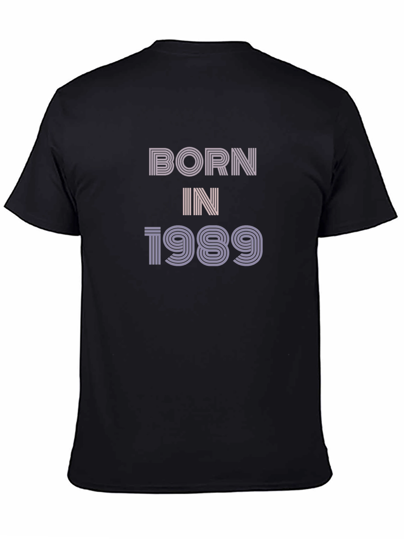 Black Born in 1989 Graphic T-Shirt view 4