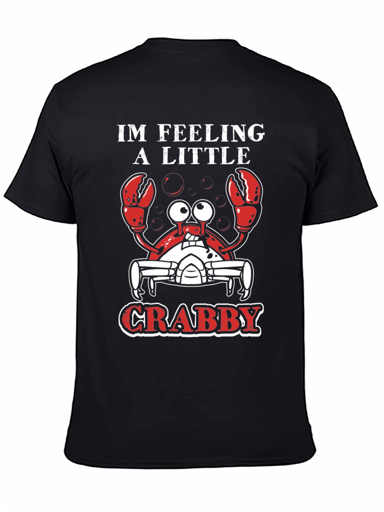 Crabby T-Shirt, Funny Cartoon Crab Tee - 4
