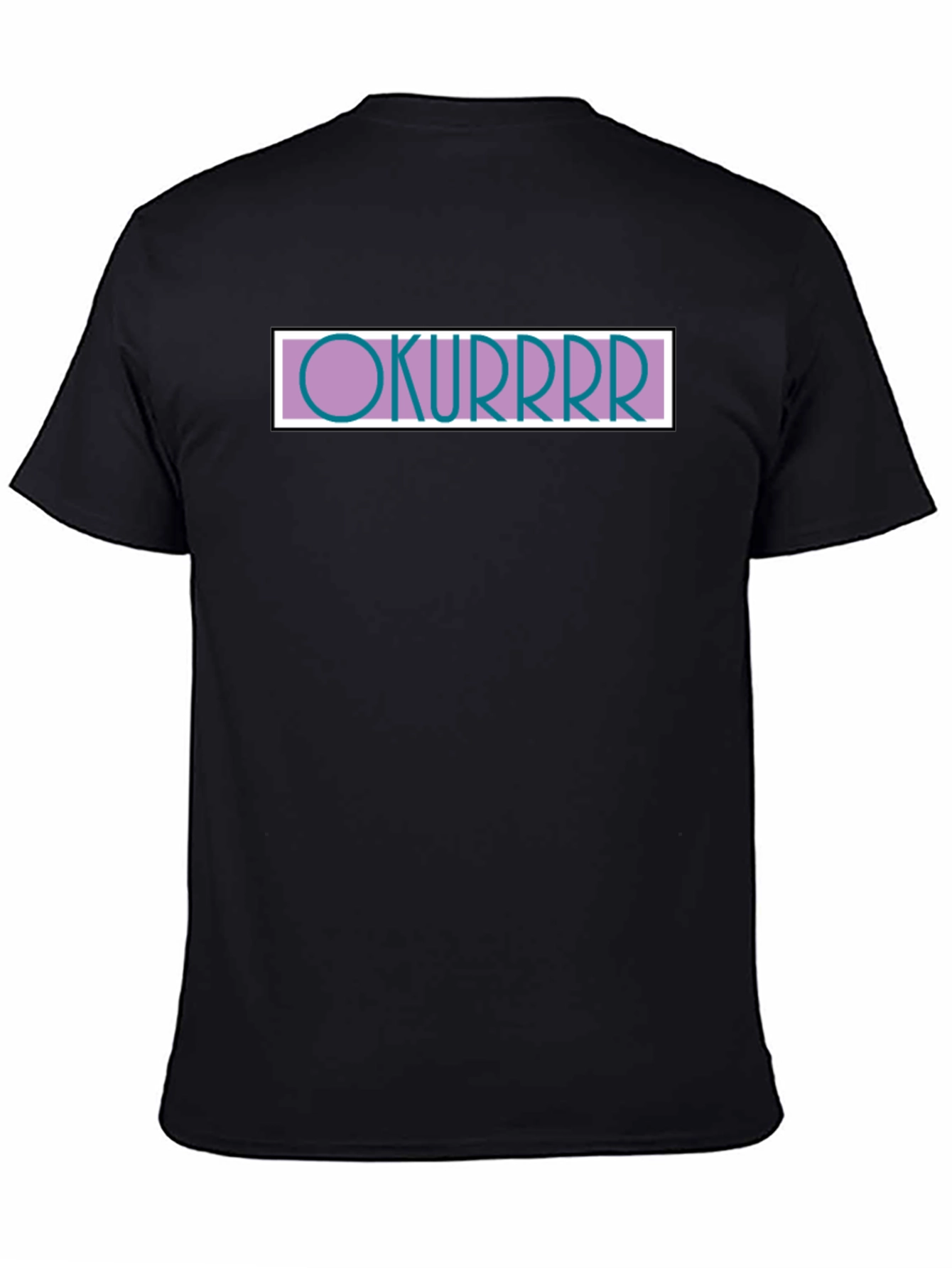 Black Okurrr T-Shirt - Trendy Graphic Tee view 4