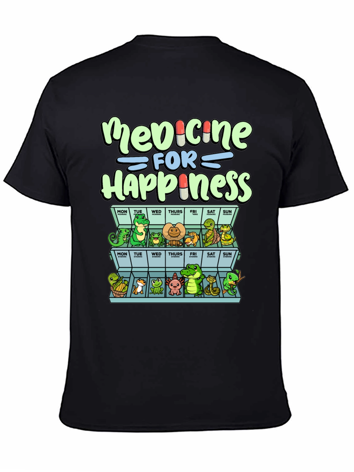 Medicine for Happiness Reptile T-Shirt - 4