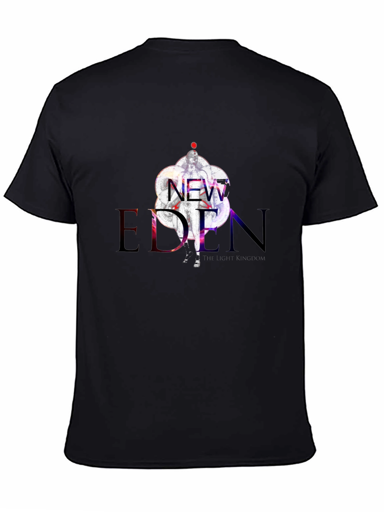 Black New Eden Graphic Tee - Stylish Black T-Shirt view 4