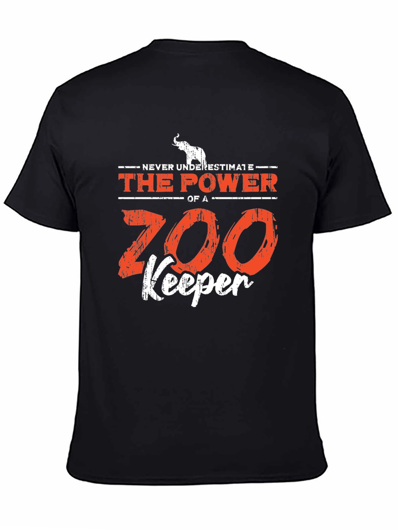 Black Zoo Keeper Power T-Shirt view 4
