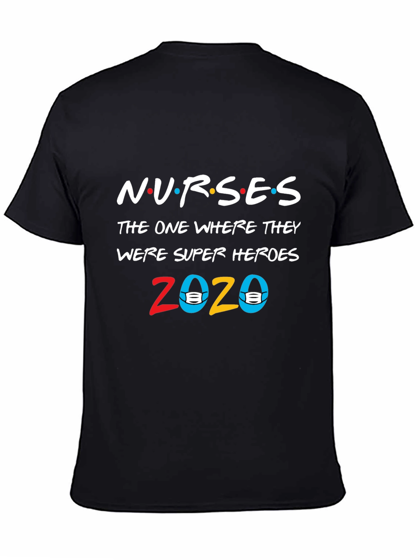 Black Nurses 2020 Super Heroes Graphic Tee view 4
