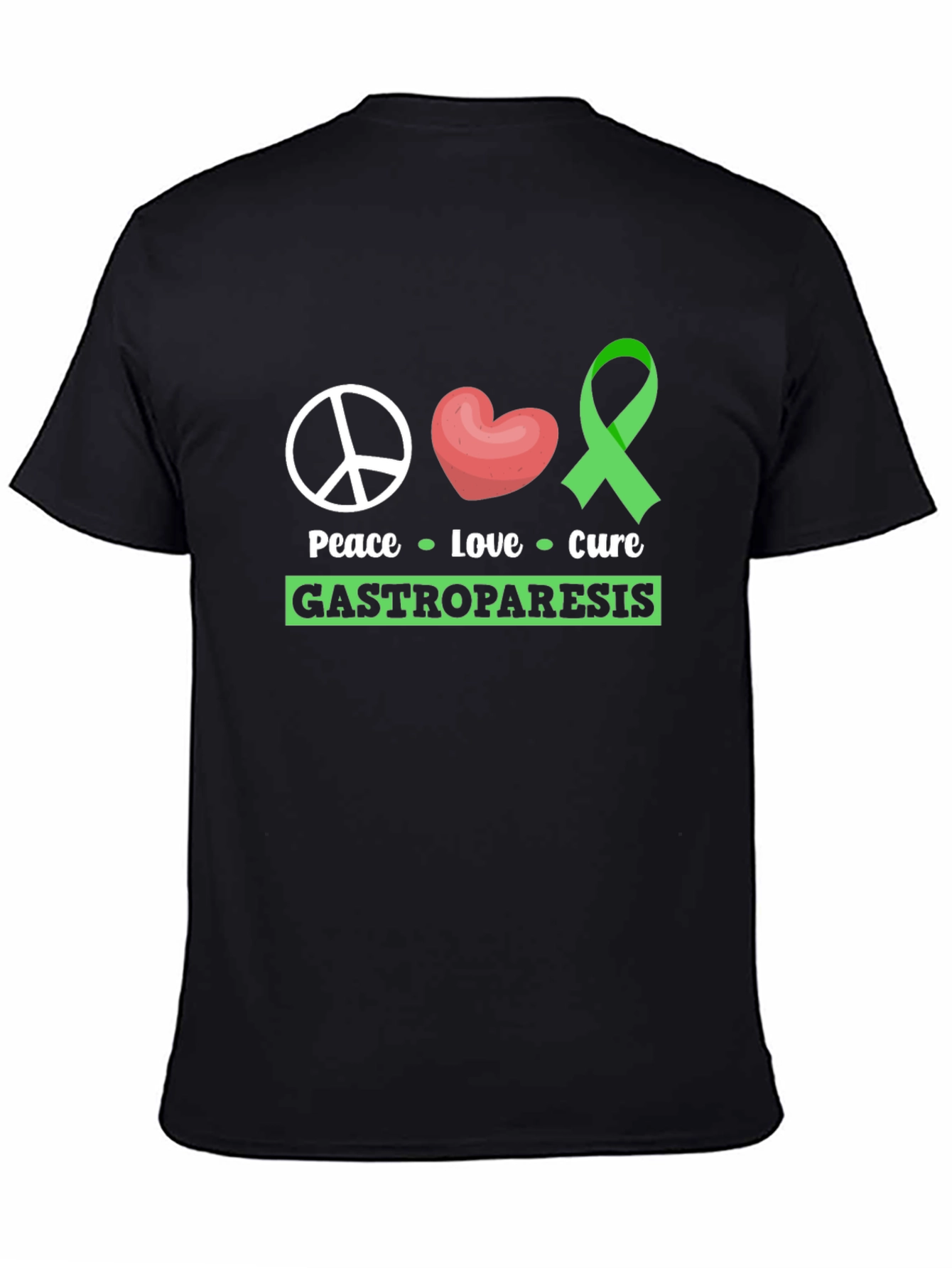Peace Love Cure Gastroparesis T-Shirt - 4