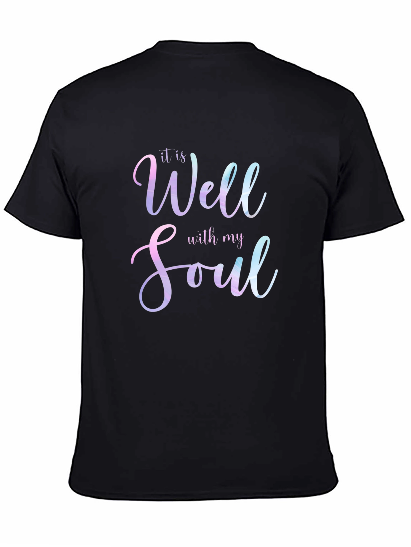 Black It Is Well With My Soul Graphic Tee view 4
