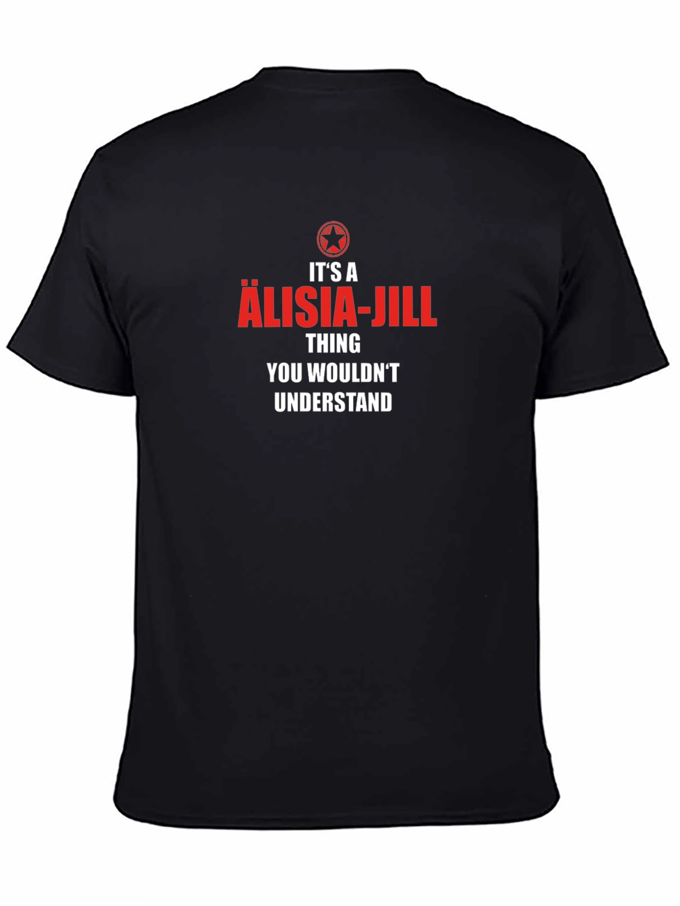 Black Alisia-Jill Thing T-Shirt - You Wouldn't Understand view 4