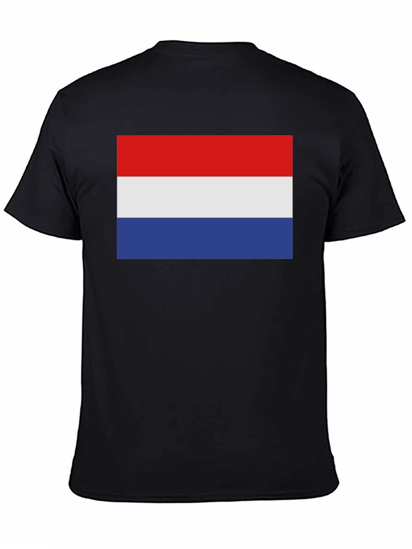 Black Netherlands Flag T-Shirt - Dutch Pride Tee view 4