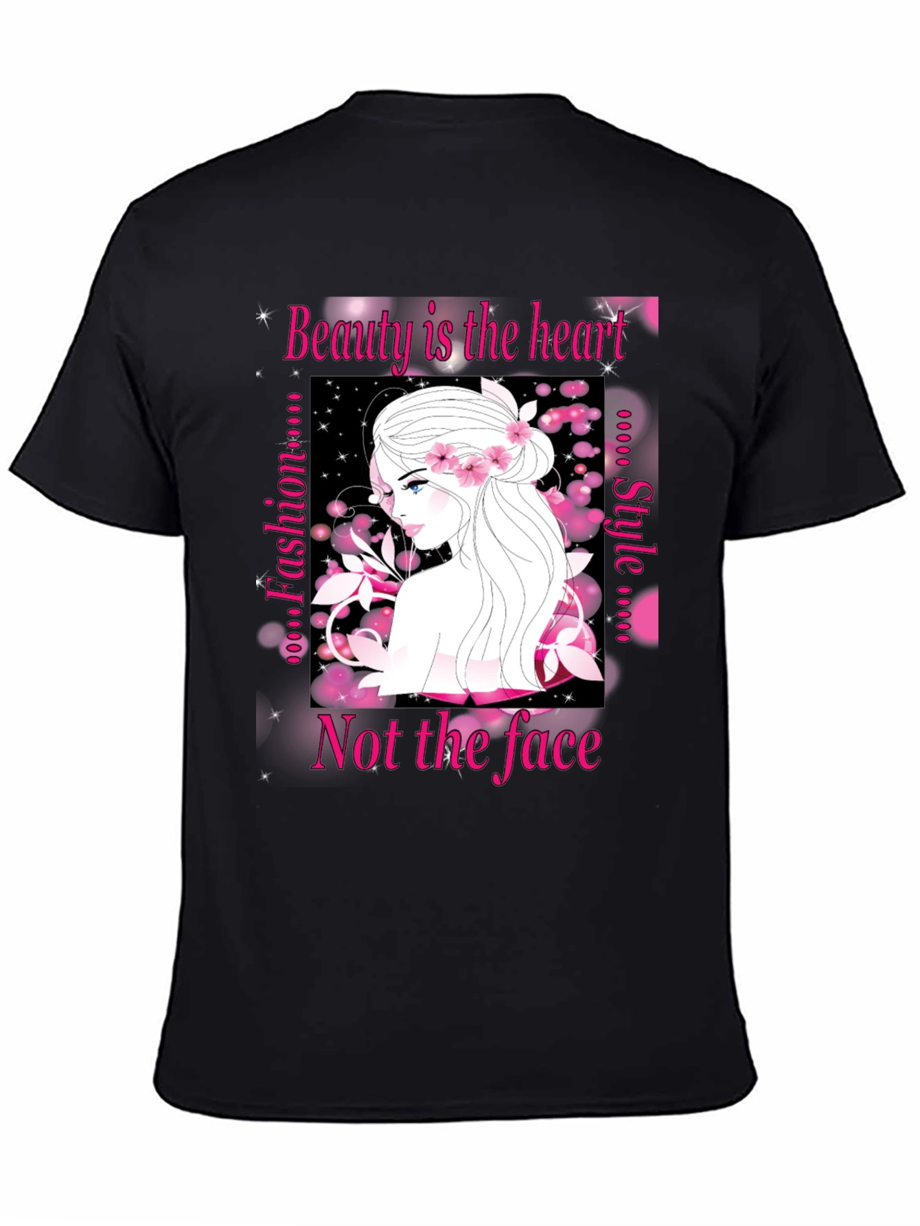 Black Beauty Inside T-Shirt - Fashionable Graphic Tee for Women view 4