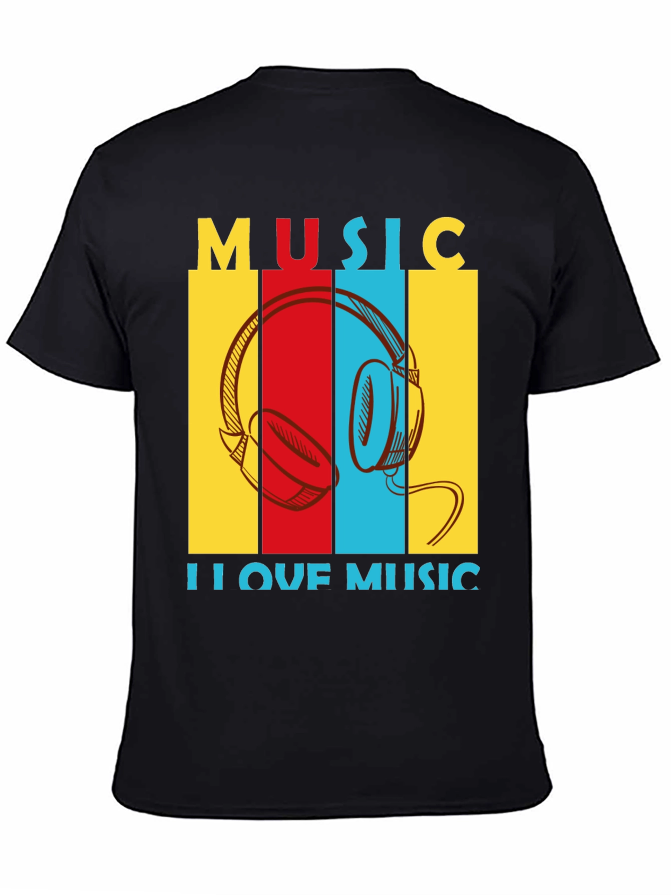 Black Music Lover Graphic Tee view 4